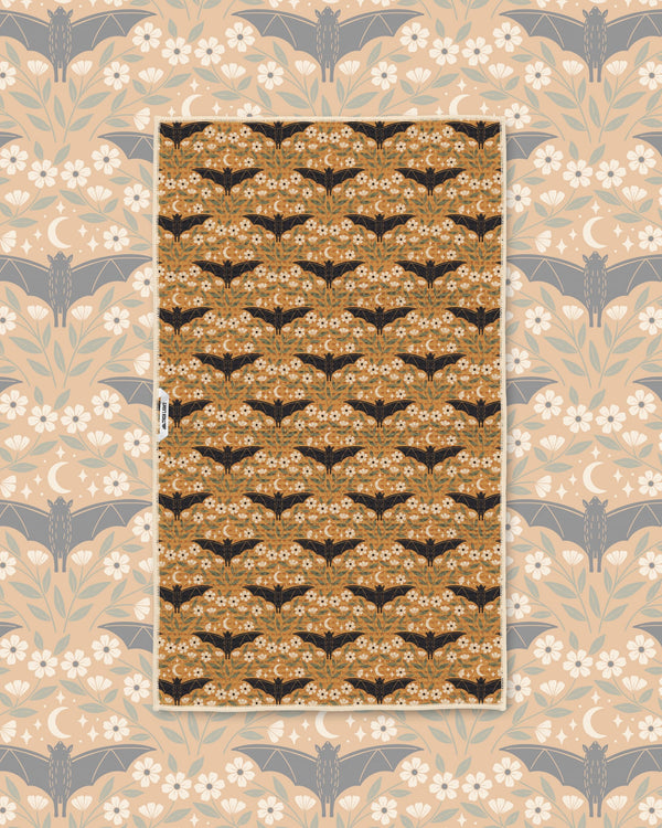 Bats & Blooms Kitchen & Tea Towel