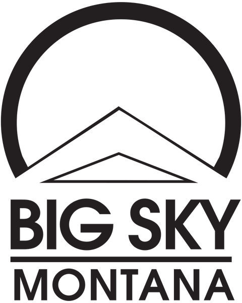Alt Tag: Big Sky Montana logo with stylish mountain and circle design, perfect for Trek Light adventures and exploration.