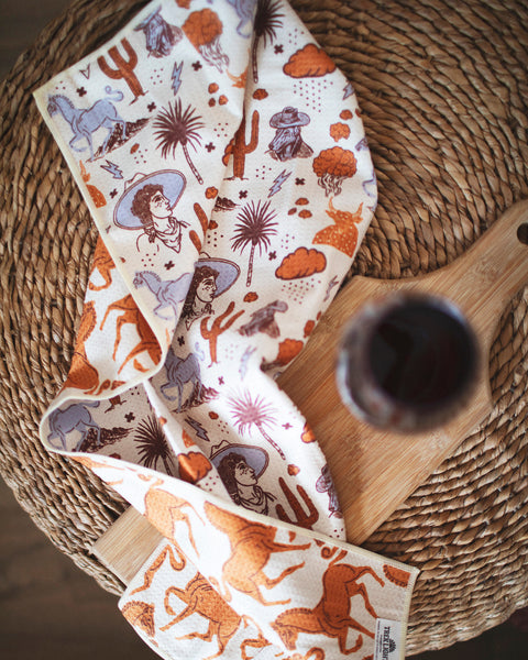 Cosmic Cowgirl Kitchen & Tea Towel