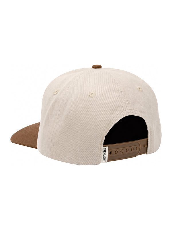 Back view of the Happy To Be Here Hat showcasing its adjustable strap and stylish design.