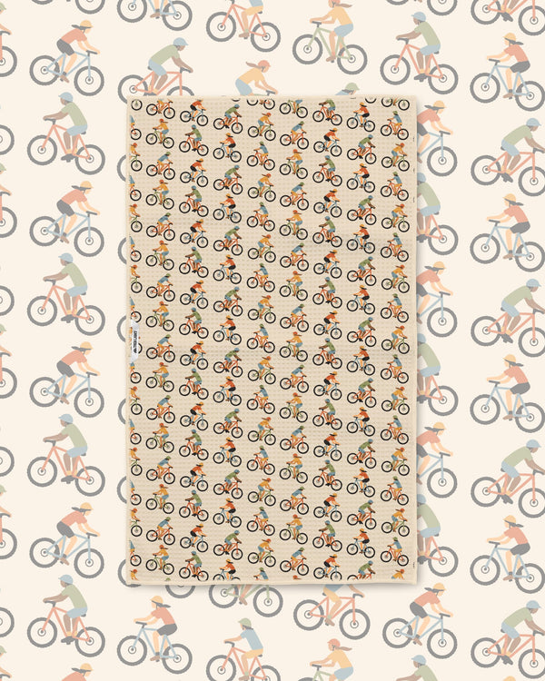 Mountain Biking Kitchen & Tea Towel