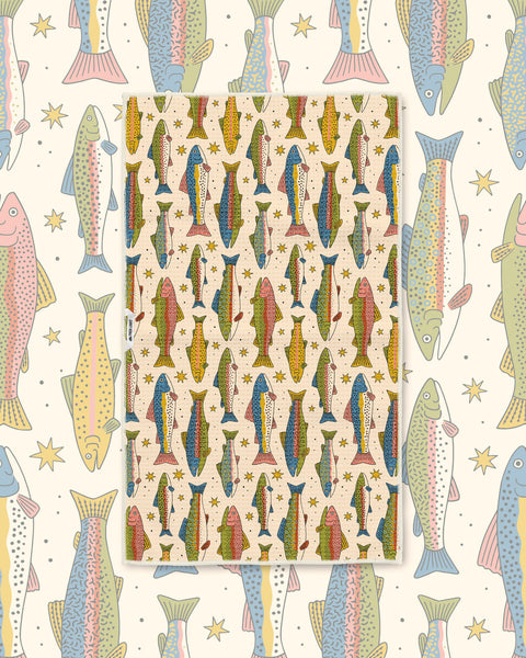 River Trout Kitchen & Tea Towel