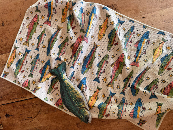 River Trout Kitchen & Tea Towel