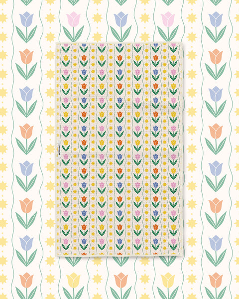 Spring Tulips Kitchen & Tea Towel