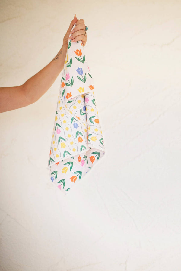 Spring Tulips Kitchen & Tea Towel