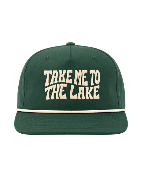 Take Me To The Lake Hat featuring a bold design for summer adventures and stylish comfort.