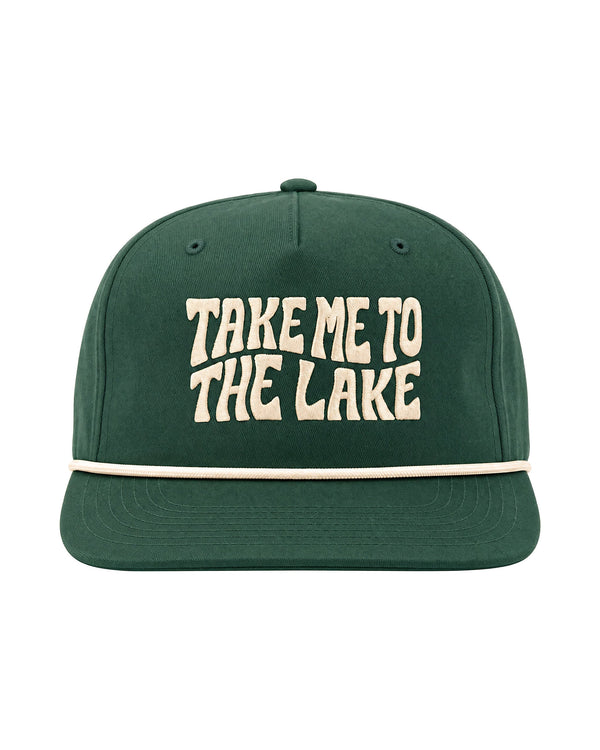 Take Me To The Lake Hat featuring a bold design for summer adventures and stylish comfort.
