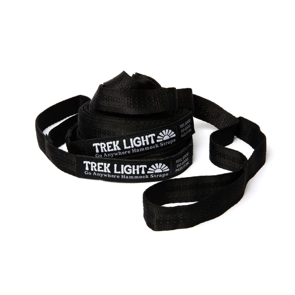 Double Hammock & Pro Hanging Straps (Butterfly Dreams Print) with Trek Light hammock straps.