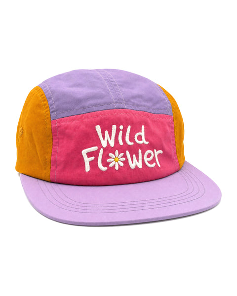 Colorful Wild Flower Kids Hat with adjustable fit for sunny adventures and everyday wear.