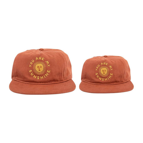 You Are My Sunshine matching adult and kids Twinsie hats