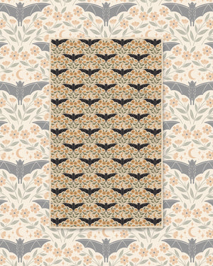 Bats & Blooms Kitchen & Tea Towel