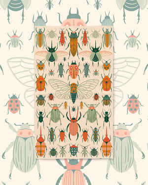 Beetlemania Kitchen & Tea Towel