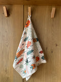 Beetlemania Kitchen & Tea Towel with insect design, eco-friendly, made from recycled materials, featuring absorbent Grip-Tex™ fabric.