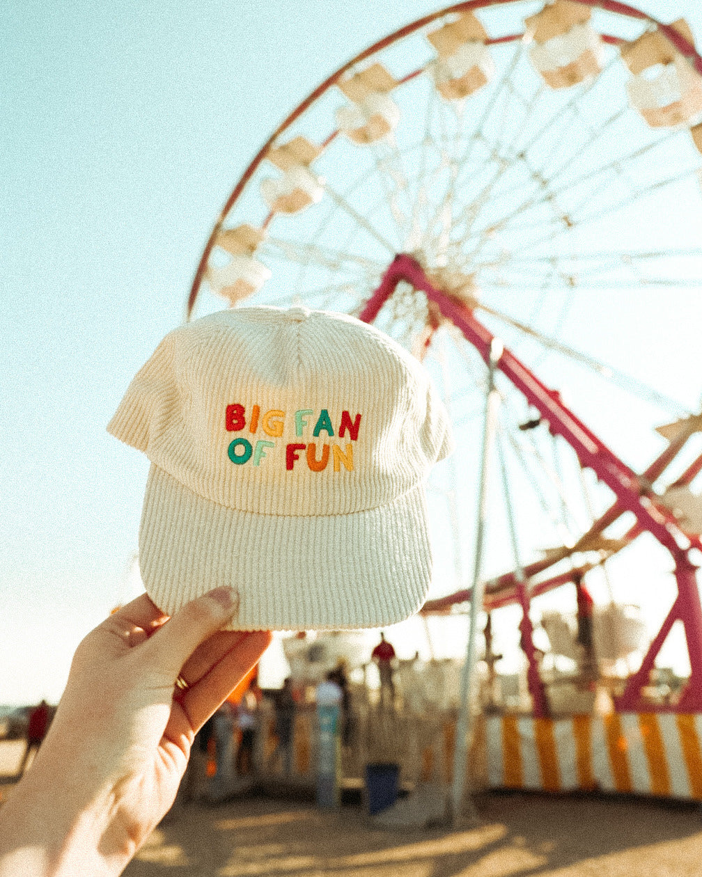Big Fan Of Fun Hat - Corduroy 6-Panel Snapback – Trek Light