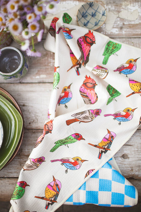 Bird Song Kitchen & Tea Towel