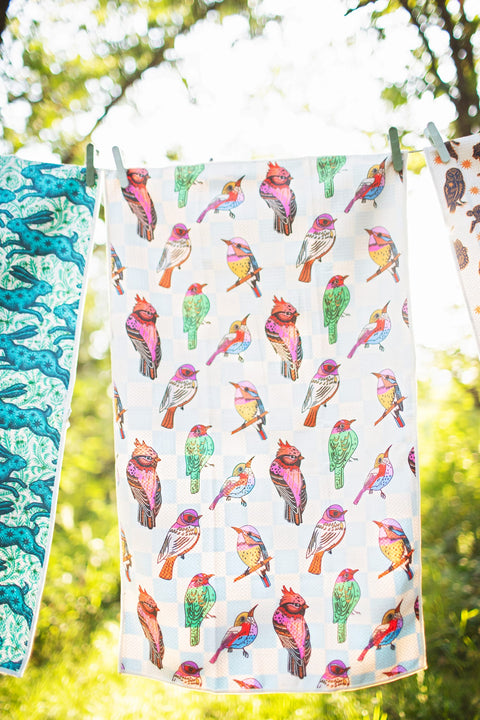 Bird Song Kitchen & Tea Towel