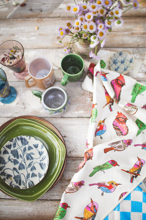 Bird Song Kitchen & Tea Towel