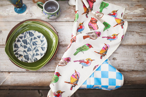 Bird Song Kitchen & Tea Towel