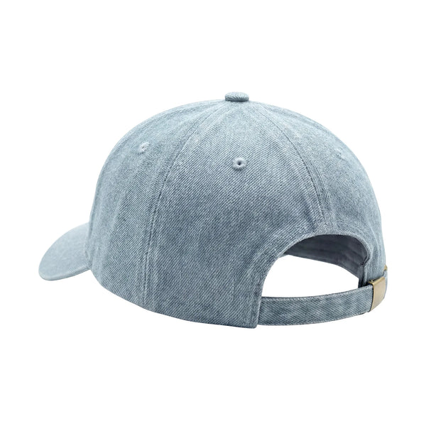 Book Worm Hat shown from the back, featuring a stylish and comfortable adjustable 6-panel design.
