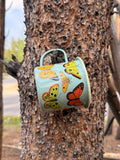 Butterfly Beauty Mug - Enamel 16oz Mug