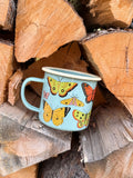 Butterfly Beauty Mug - Enamel 16oz Mug