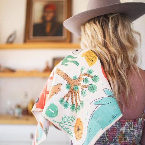 California Kitchen & Tea Towel