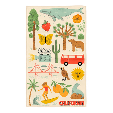 California Kitchen & Tea Towel