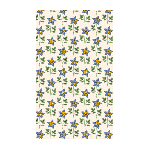 Colorado Kitchen & Tea Towel with vibrant floral design, eco-friendly and super absorbent, perfect for kitchens and quick drying.