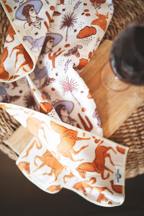 Cosmic Cowgirl Kitchen & Tea Towel