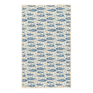 Floral Trout Kitchen & Tea Towel