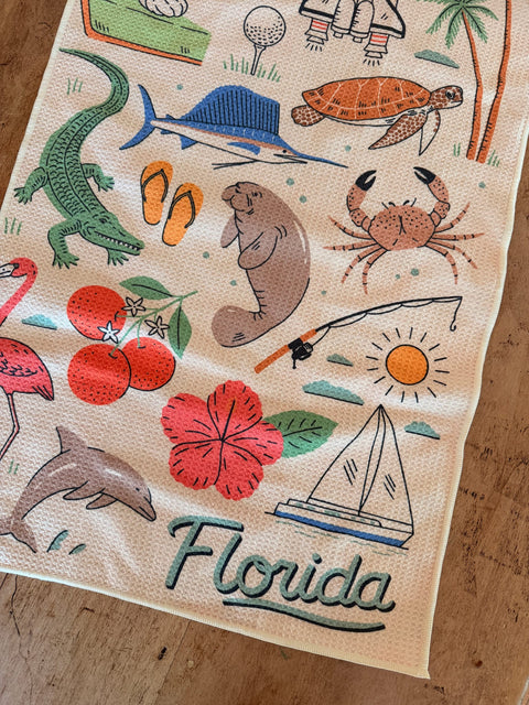 Florida Kitchen & Tea Towel