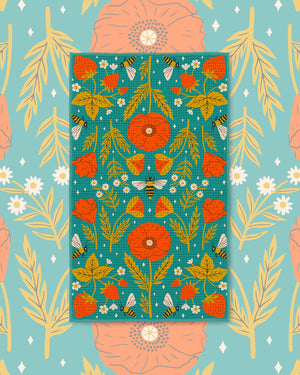 Garden Buzz Kitchen & Tea Towel