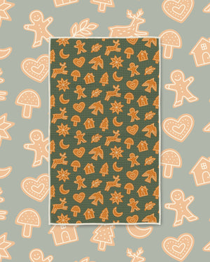 Gingerbread Kitchen & Tea Towel