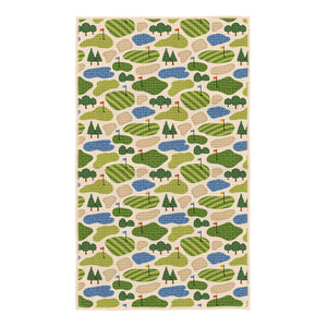 Golf Dreams Kitchen Tea Towel