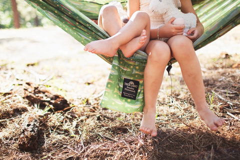 Double Hammock & Pro Hanging Straps (River Trout Print)