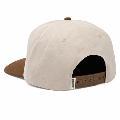 Back view of the Happy To Be Here Hat showcasing its adjustable strap and stylish design.