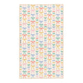 Holiday Bows Kitchen & Tea Towel with colorful bow pattern, eco-friendly, and quick-drying. Double-sided and durable design.
