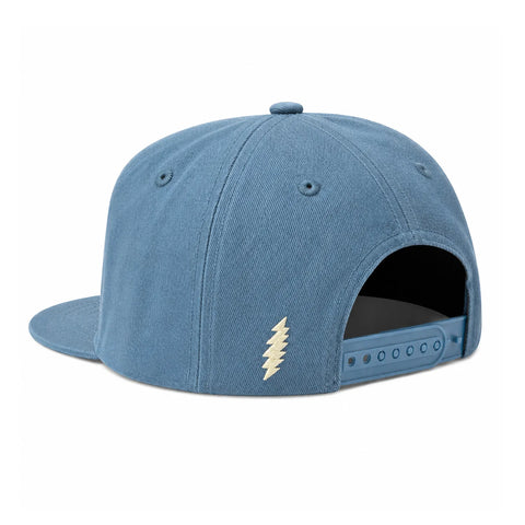 Mama Tried Hat blue 5-panel unisex cap with adjustable fit and lightning bolt design, perfect for style and comfort.