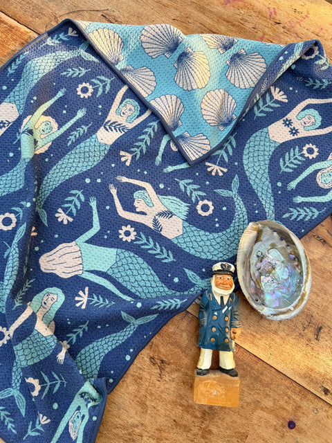 Mermaids Kitchen & Tea Towel