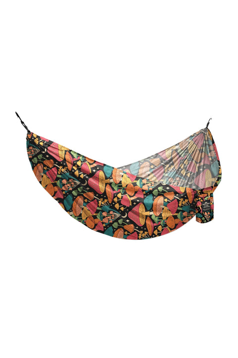 Double Hammock (Midnight Mushroom Print)