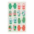 Colorful Mittens Kitchen & Tea Towel with double-sided designs, eco-friendly, and super absorbent Grip-Tex™ fabric.