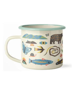 Mountain Stream Enamel Mug 16oz