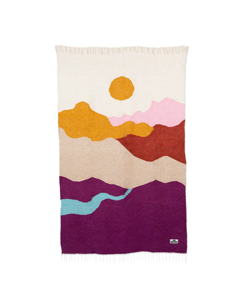 Mountain Sunrise Blanket