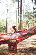 Double Hammock & Pro Hanging Straps (Midnight Mushroom Print)