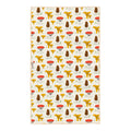 Oregon Kitchen & Tea Towel with mushroom pattern, eco-friendly, absorbent, designed for quick-drying, vibrant double-sided style.