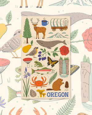 Oregon Kitchen & Tea Towel
