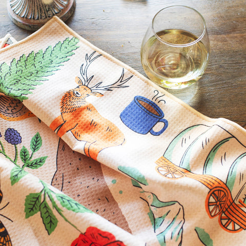 Oregon Kitchen & Tea Towel