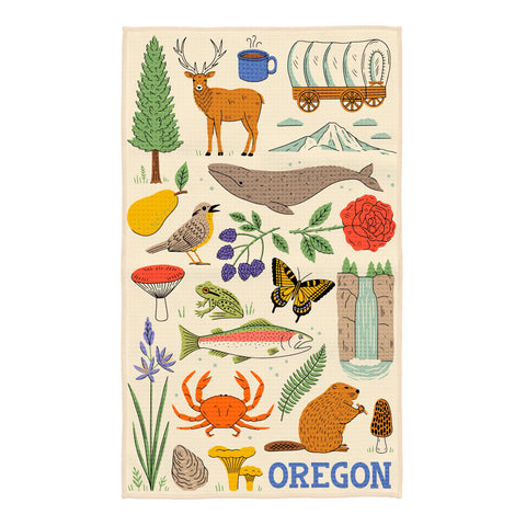 Oregon Kitchen & Tea Towel