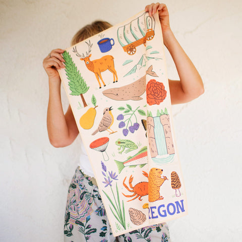Oregon Kitchen & Tea Towel
