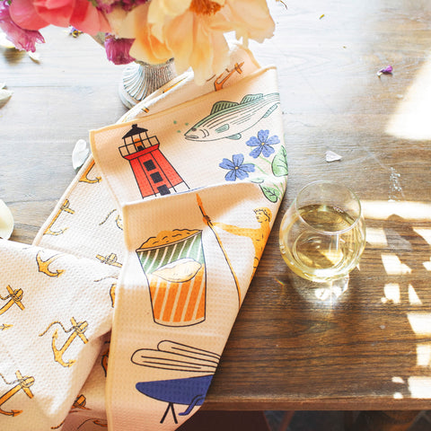 Rhode Island Kitchen & Tea Towel
